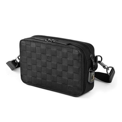 WIWU Master Crossbody Genuine Leather Fingerprint Lock Crossbody Bag