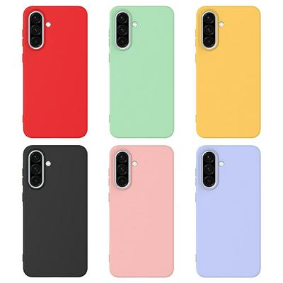 For Samsung Galaxy A37/A56 Case Liquid Silicone Phone Back Cover with Hand Strap