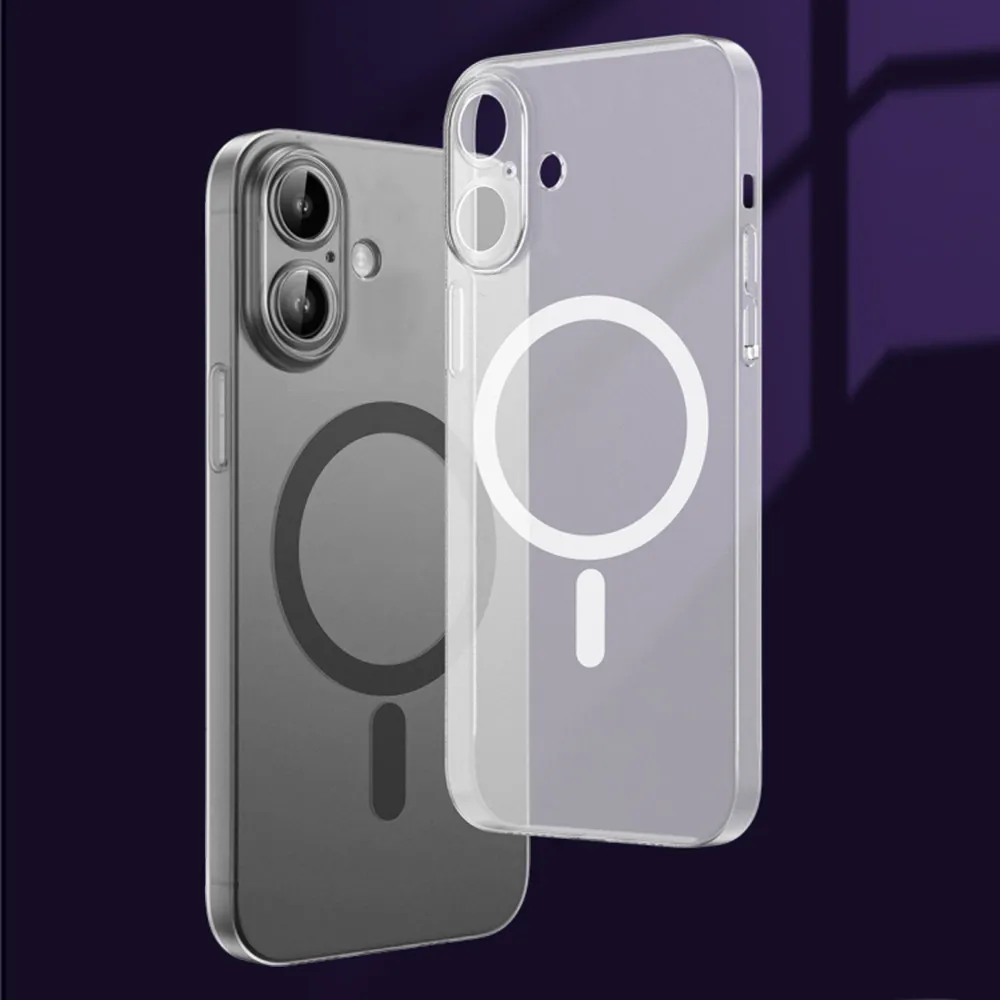 For iPhone 16 Skin Feeling Anti fingerprint Magnetic Frosted Magsafe Phone Case
