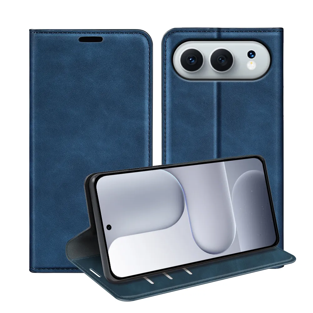 For Honor 500/Honor 500 Pro Skin Feel Magnetic Attraction Flip Leather Wallet Case with Card Slot and Stand