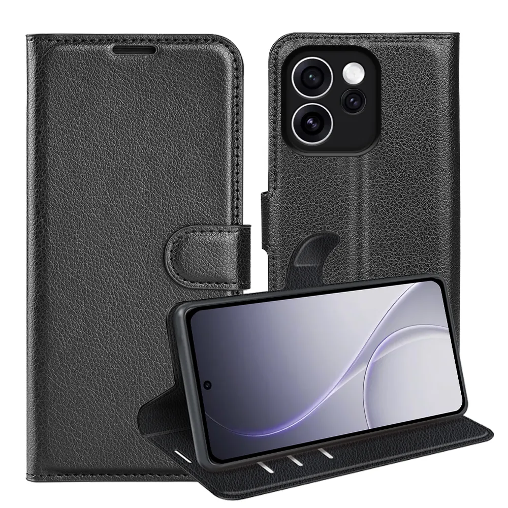 For OPPO Reno 15F 5G Pattern Single Folded Edge Folio Flip Leather Wallet Phone Case