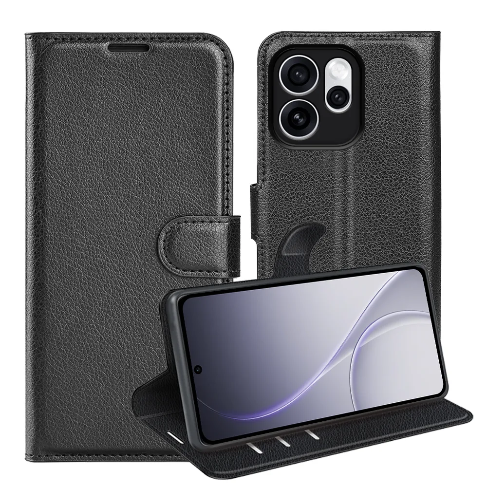 For OPPO Reno 15 5G/OPPO Reno 15 Pro Pattern Single Folded Edge Folio Flip Leather Wallet Phone Case