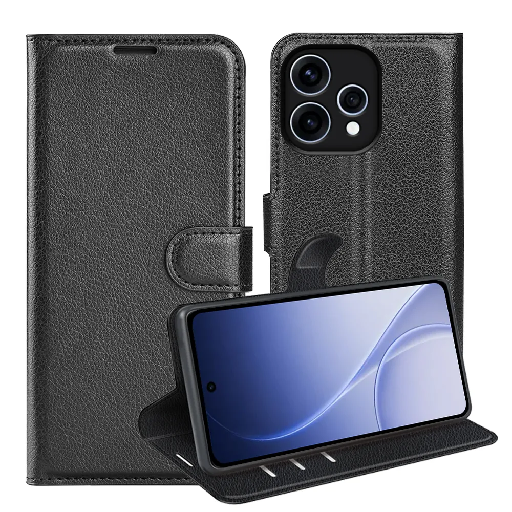 For OPPO Reno 15 5G Pattern Single Folded Edge Folio Flip Leather Wallet Phone Case