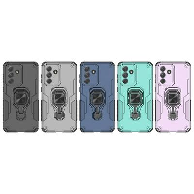 For Samsung Galaxy A57 Case Rotatable Ring Kickstand PC + TPU Shockproof Phone Cover