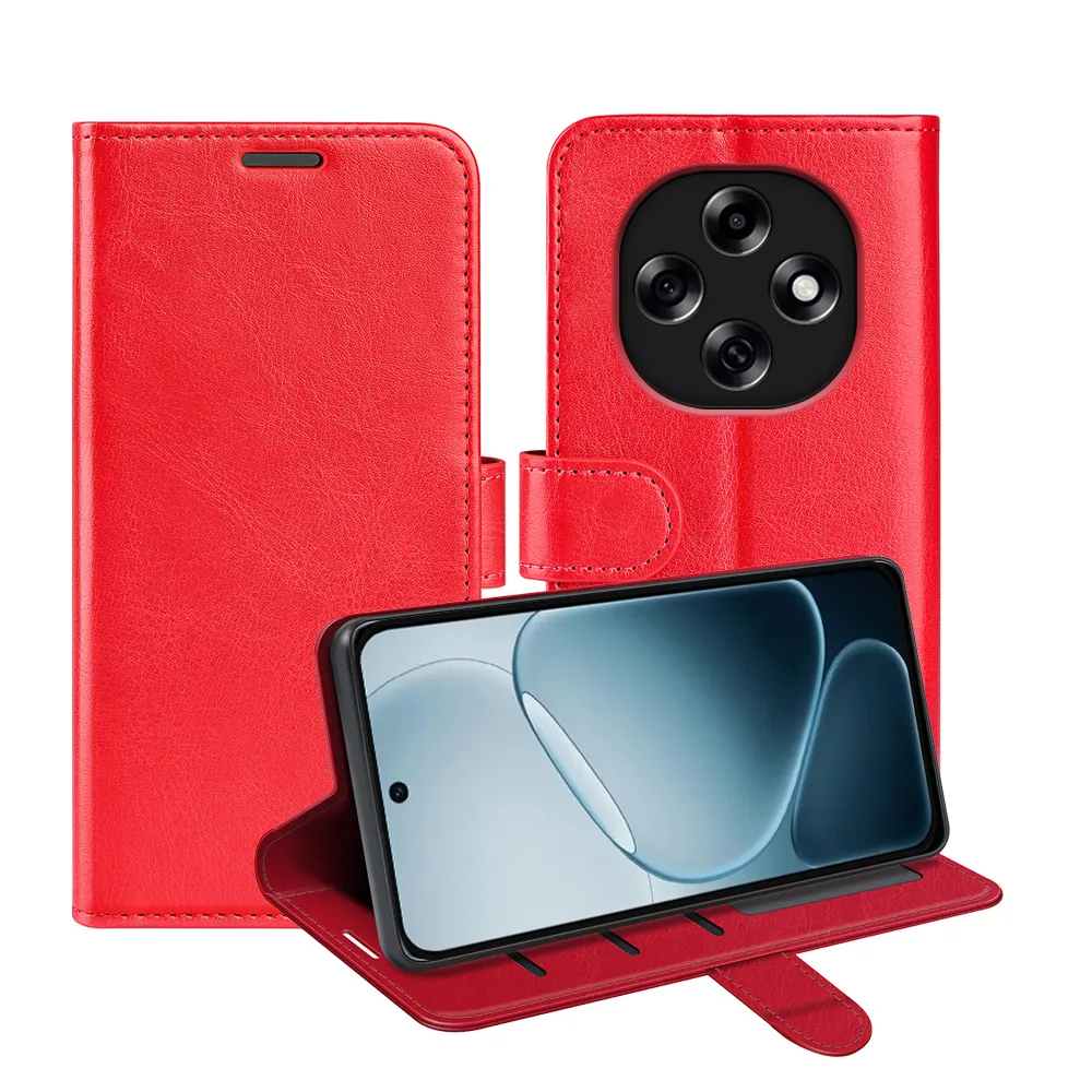 For OPPO F31 Pro 5G/OPPO A6 Pro 5G R64 Pattern Single Folded Edge Folio Flip Leather Wallet Phone Case