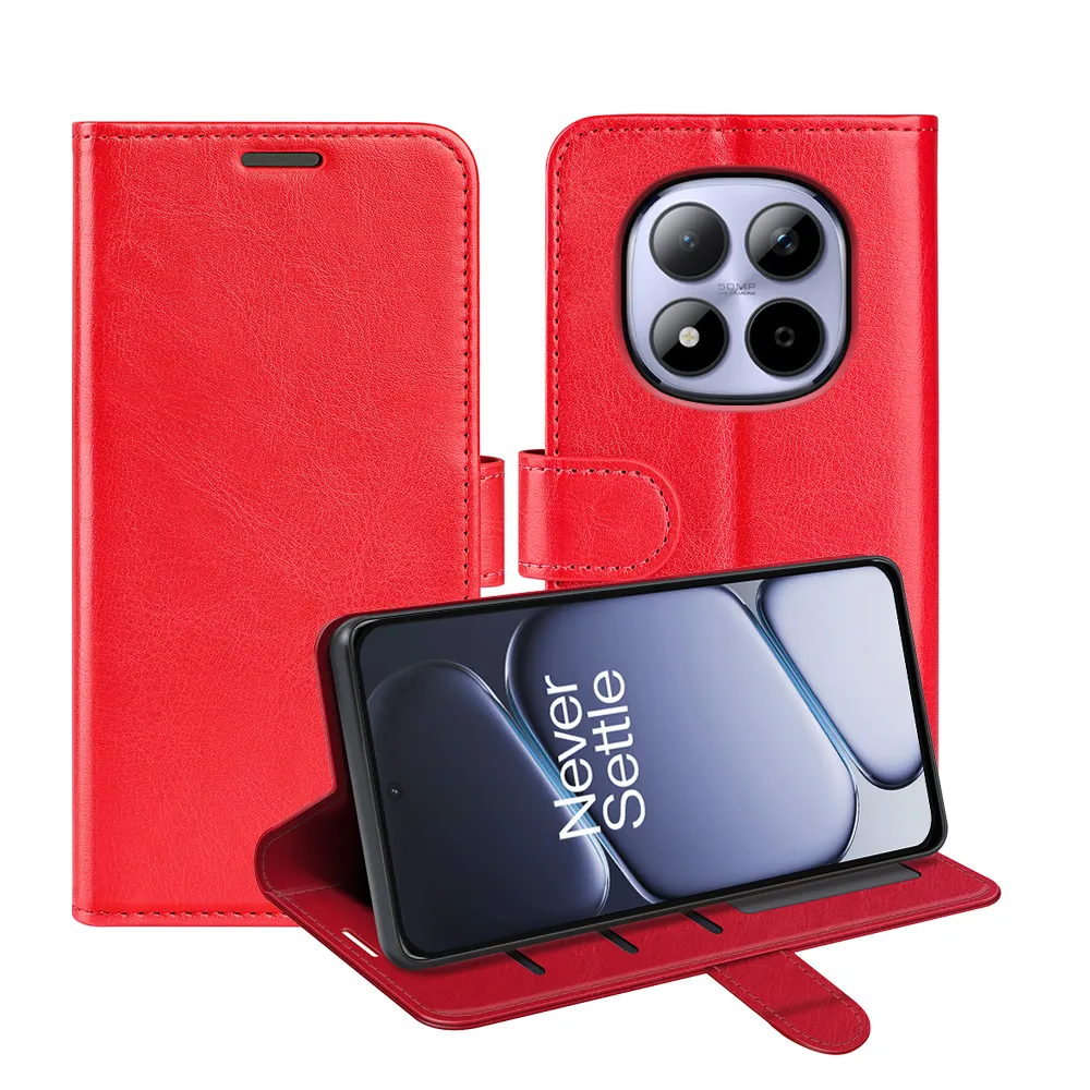 For Xiaomi Redmi Note 15 Pro 4G R64 Pattern Single Folded Edge Folio Flip Leather Wallet Phone Case