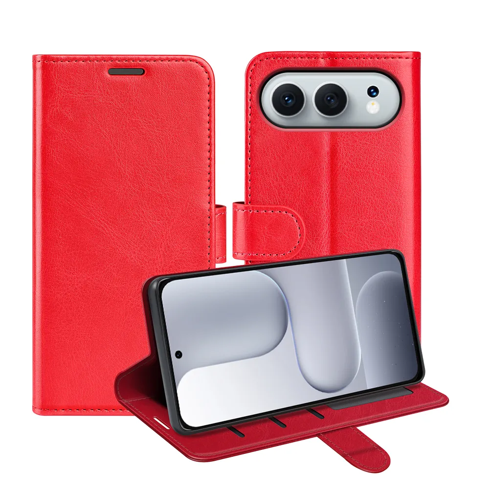 For Honor 500/Honor 500 Pro R64 Pattern Single Folded Edge Folio Flip Leather Wallet Phone Case