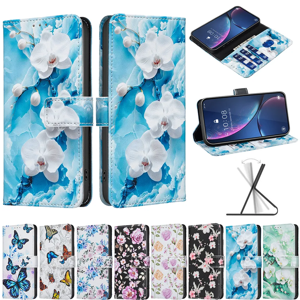For Google Pixel 9 / 9 Pro Color Painted Side Flip Scratch Resistant PU Leather Wallet Phone Case