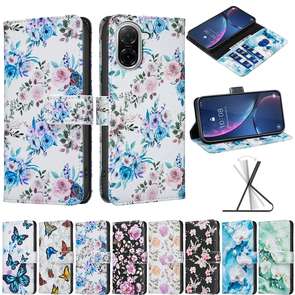 For Xiaomi Redmi A5 4G(171mm) Color Painted Side Flip Scratch Resistant PU Leather Wallet Phone Case
