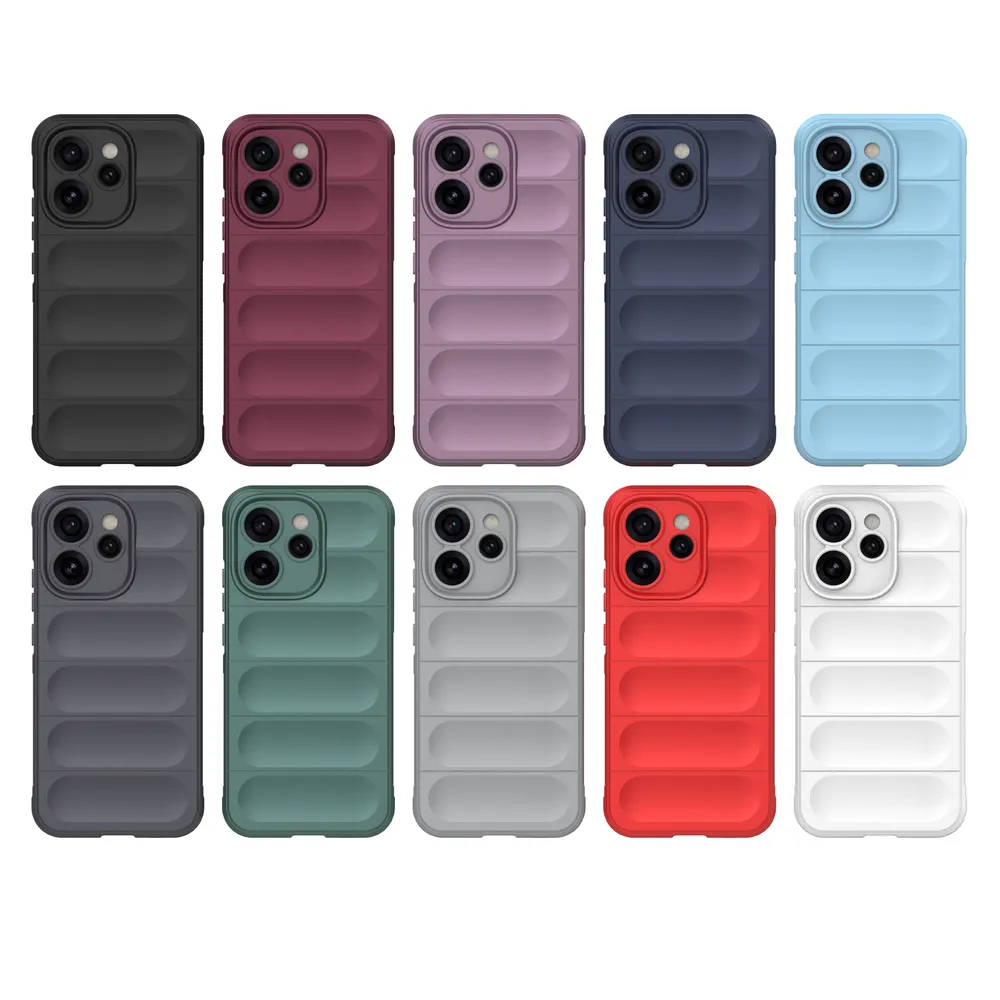 For Oppo Reno 15 Pro Max 5G Anti-drop Rugged Cell Phone Case Shockproof TPU Back Cover Protector
