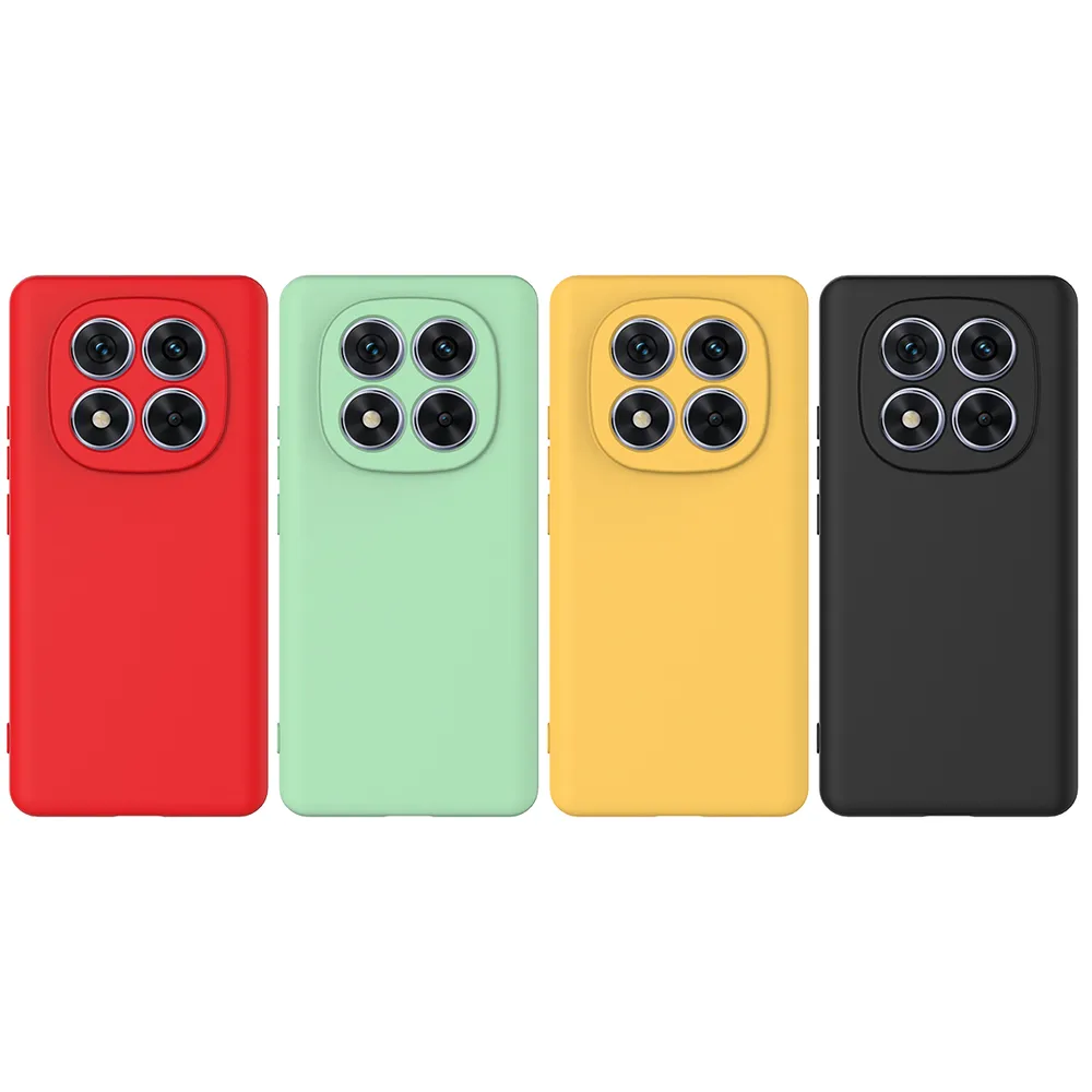 For Xiaomi Redmi Note 15 Pro 5G Case Liquid Silicone Phone Back Cover with Hand Strap