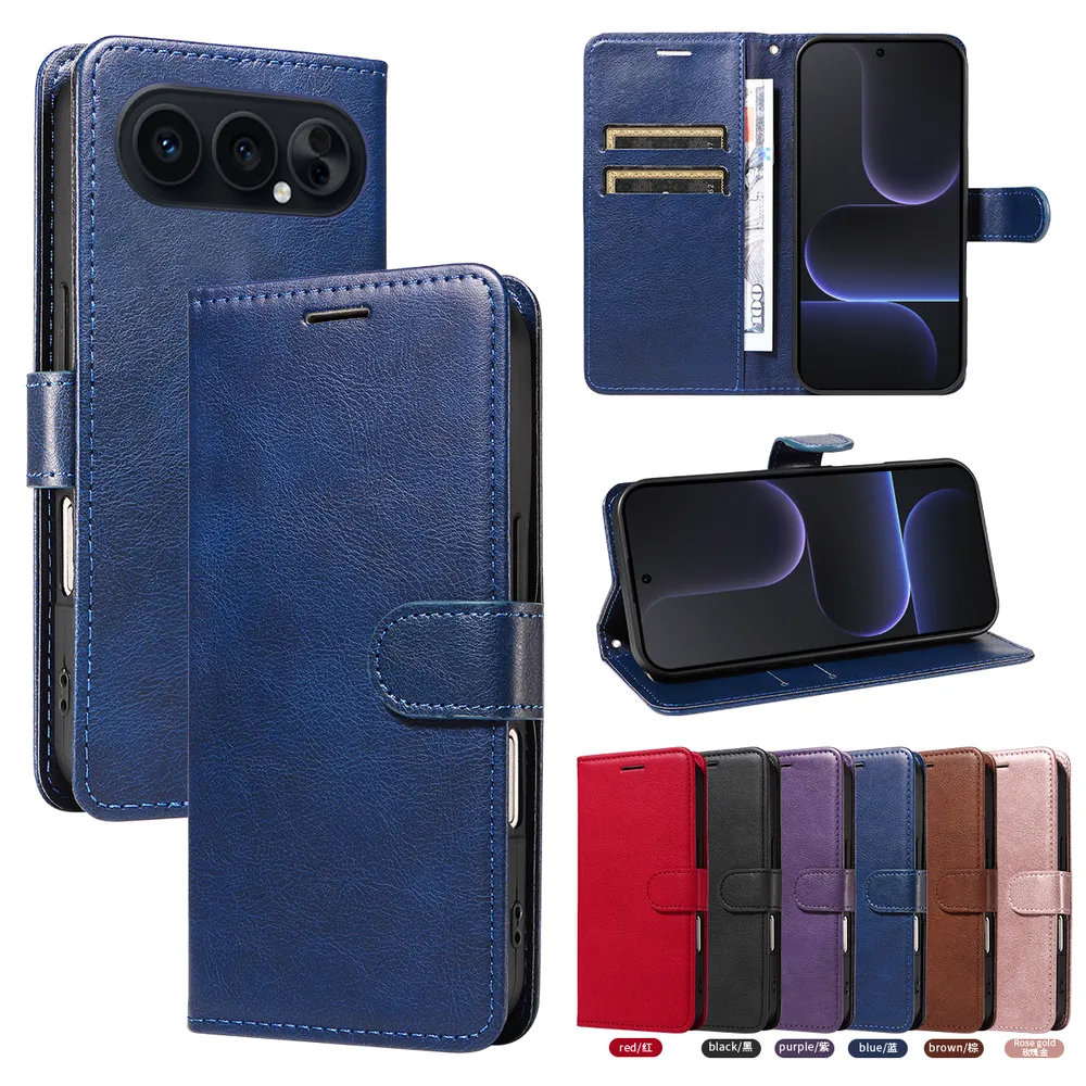 Solid Color Pattern Scratch Resistant Clamshell PU Leather Phone Protective Case with Lanyard&Card Slots for Honor 500 Pro 5G