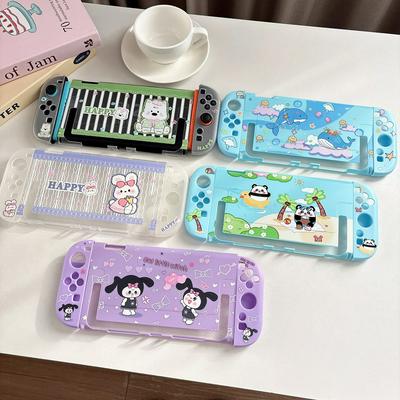 Pom Pom Purin Protective Case for Nintendo Switch2 Joycon Game Console PC+TPU Anti-Scratch Split Shell Cover For NS2 Accessories