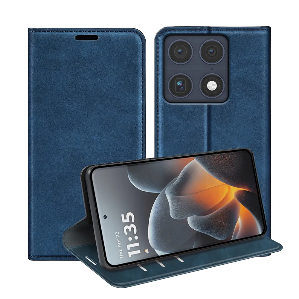 For Motorola Moto X70 Air Pro 5G Skin Feel Magnetic Attraction Flip Leather Wallet Case with Card Slot and Stand