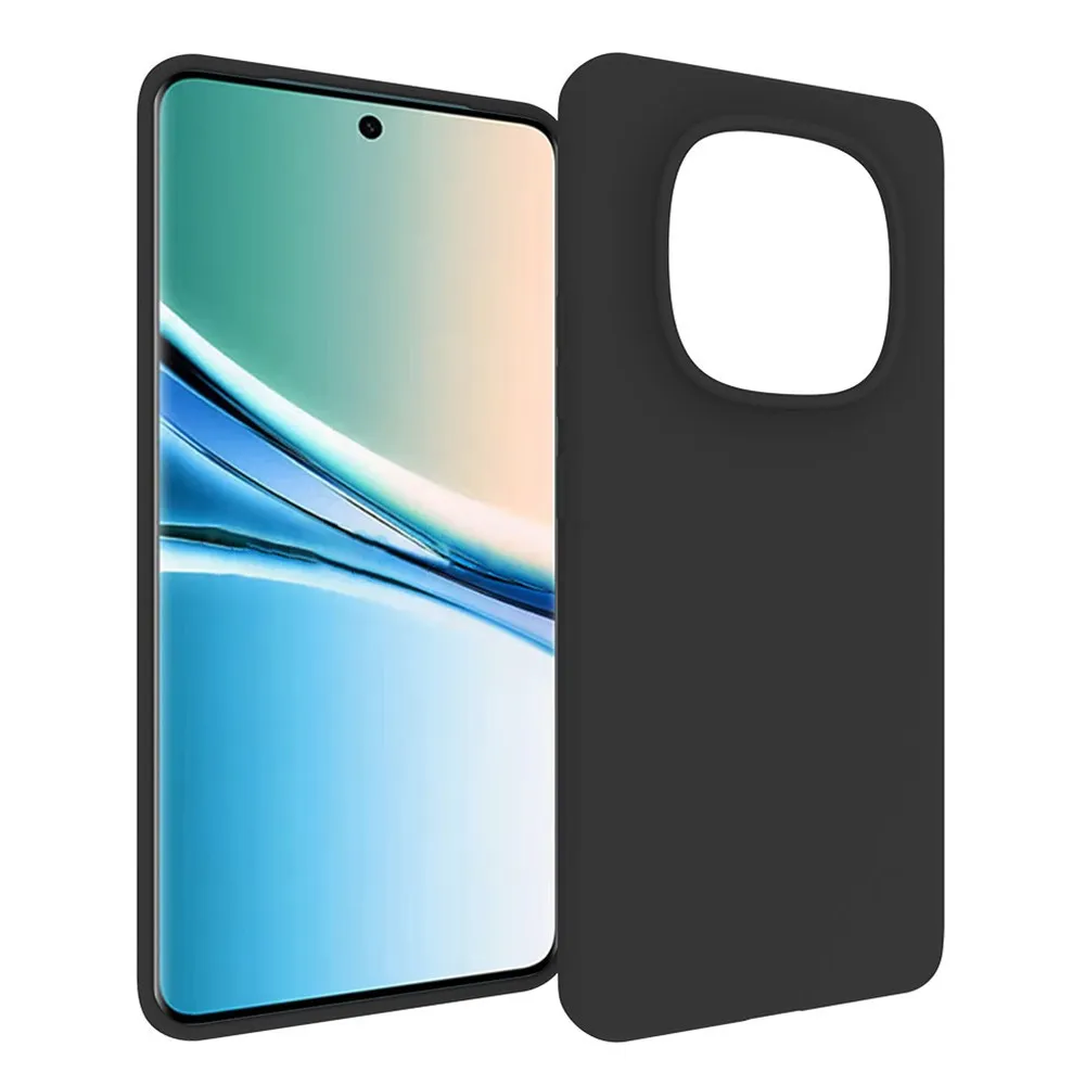 For Xiaomi Redmi Note 15 5G/Poco M8 5G Black Matte Shockproof Durable Soft TPU Back Cover Phone Case 