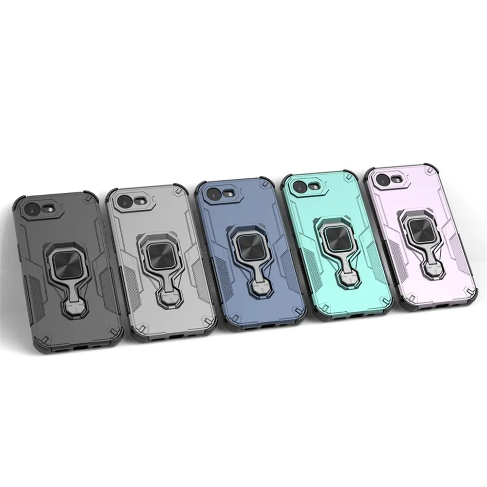 For Xiaomi Redmi Note 15 Pro 4G Case Rotatable Ring Kickstand PC + TPU Shockproof Phone Cover