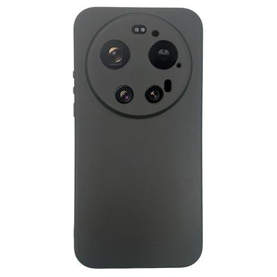 For Xiaomi 17 Ultra Black Matte Shockproof Durable Soft TPU Back Cover Phone Case 