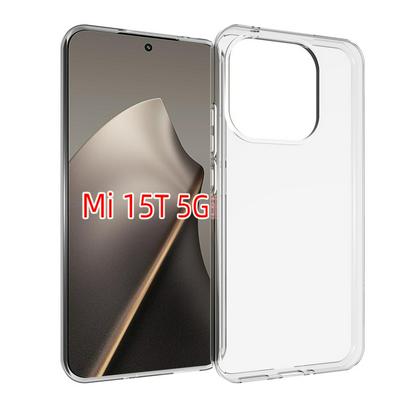 For Xiaomi 15T Transparent Shockproof Scratch Resistant Soft TPU Back Cover Case