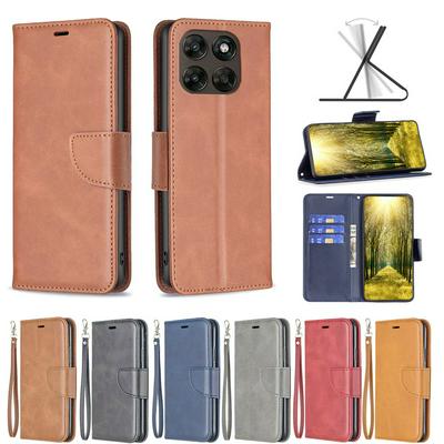 For Motorola G67 / G77 Solid Color Sheep Pattern Scratch Resistant Wallet Leather Case