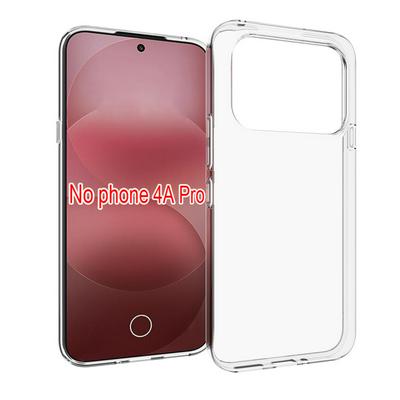 For Nothing Phone 4A Pro Transparent Shockproof Scratch Resistant Soft TPU Back Cover Case