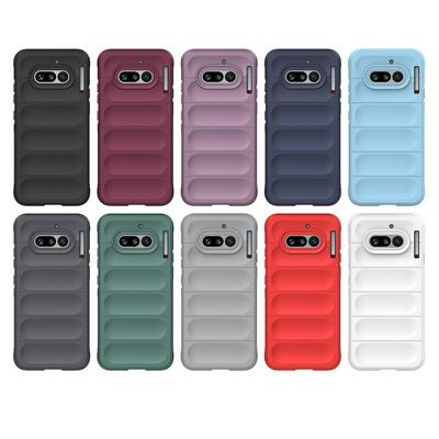 For Nothing Phone 4A Anti-drop Rugged Cell Phone Case Shockproof TPU Back Cover Protector