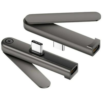 PD 240W Foldable Phone Stand Fast Charging 2 in 1 Tablet Kickstand Male to Female Multifunctional Charging Converter Gaming