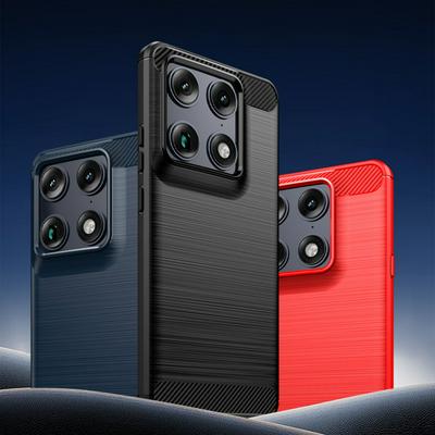 For Motorola Edge 70 Ultra Carbon Fiber Drawing Series Scratch Resistant Shock Absorption Soft TPU Back Cover Case