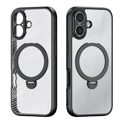 DUX DUCIS Aimo Series for iPhone 17 Magnetic Phone Case TPU+PC Kickstand Cover (REACH Certification)