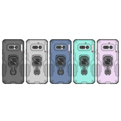 For Nothing Phone 4A Case Rotatable Ring Kickstand PC + TPU Shockproof Phone Cover