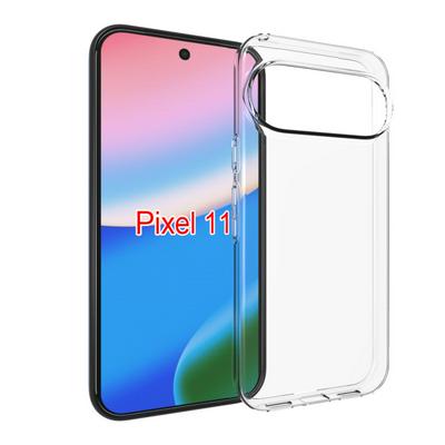 For Google Pixel 11 Transparent Shockproof Scratch Resistant Soft TPU Back Cover Case