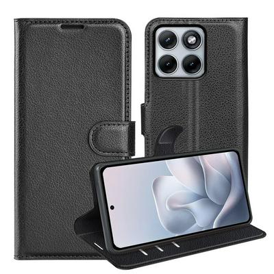 For Motorola Edge 70 Fusion Pattern Single Folded Edge Folio Flip Leather Wallet Phone Case