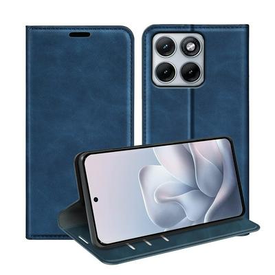 For Motorola Edge 70 Fusion Skin Feel Magnetic Attraction Flip Leather Wallet Case with Card Slot and Stand