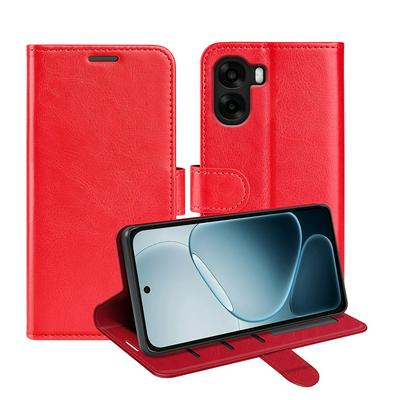 For OPPO A6/A6T Pro/A6S/A6X R64 Pattern Single Folded Edge Folio Flip Leather Wallet Phone Case