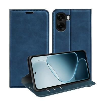 For OPPO A6/A6T Pro/A6S/A6X Skin Feel Magnetic Attraction Flip Leather Wallet Case with Card Slot and Stand