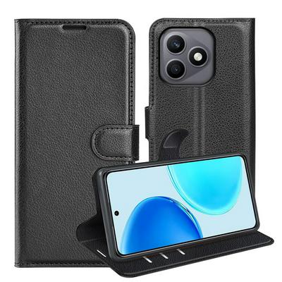 For Honor X8D Pattern Single Folded Edge Folio Flip Leather Wallet Phone Case