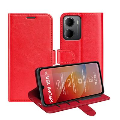 For Xiaomi Redmi 15A R64 Pattern Single Folded Edge Folio Flip Leather Wallet Phone Case