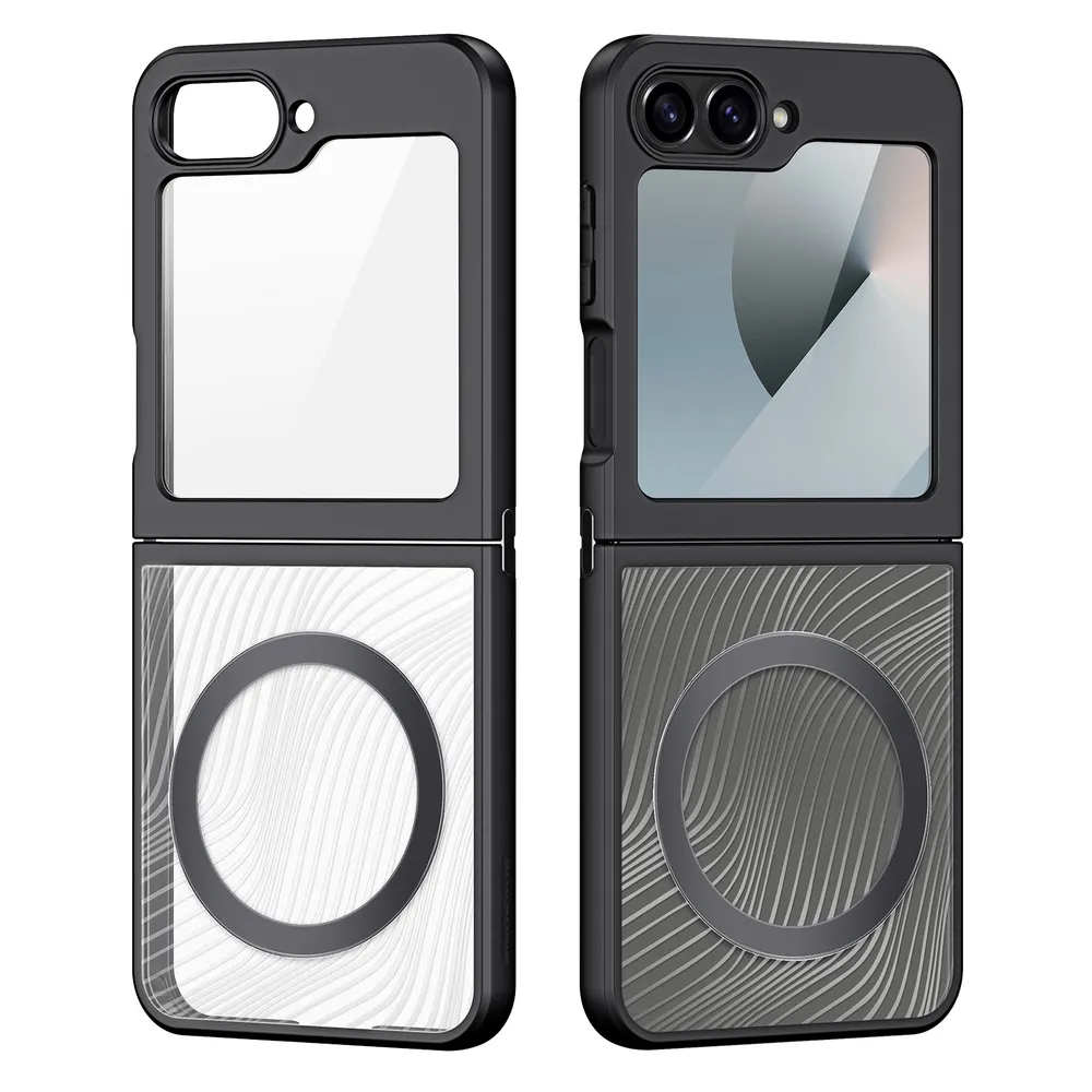DUX DUCIS Aimo Series Magnetic Phone Case for Samsung Galaxy Z Flip7 FE, Shockproof TPU+PC Matte Cover Compatible with MagSafe