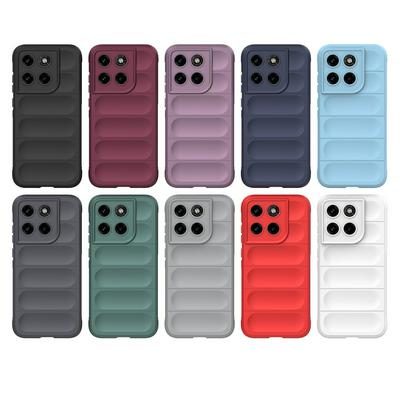 For Motorola G77/G67 Anti-drop Rugged Cell Phone Case Shockproof TPU Back Cover Protector