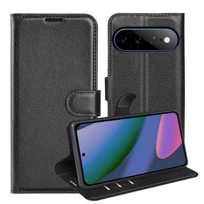 For Google Pixel 11 Pro XL Pattern Single Folded Edge Folio Flip Leather Wallet Phone Case