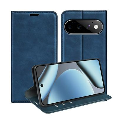 For Google Pixel 11/11 Pro Skin Feel Magnetic Attraction Flip Leather Wallet Case with Card Slot and Stand