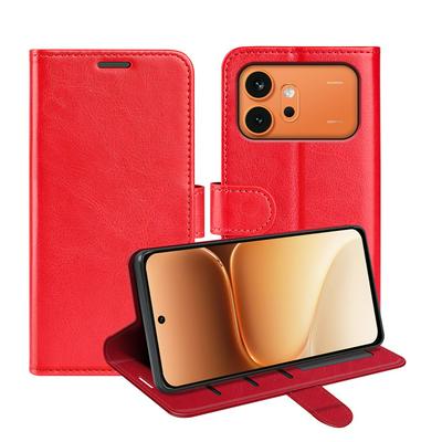 For Honor 600/600 Pro R64 Pattern Single Folded Edge Folio Flip Leather Wallet Phone Case