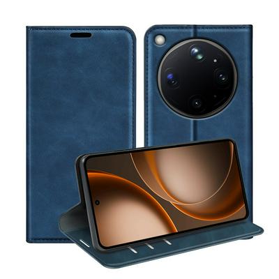 For OPPO Find X9 Ultra Skin Feel Magnetic Attraction Flip Leather Wallet Case with Card Slot and Stand