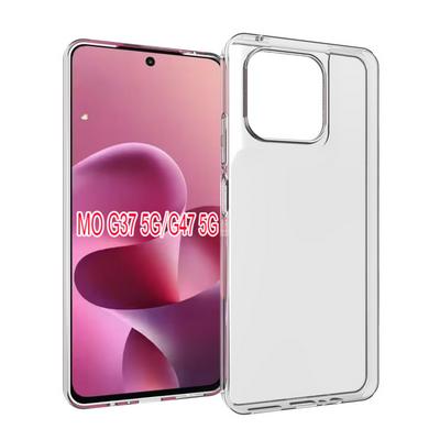 For Motorola G37/G47 Transparent Shockproof Scratch Resistant Soft TPU Back Cover Case