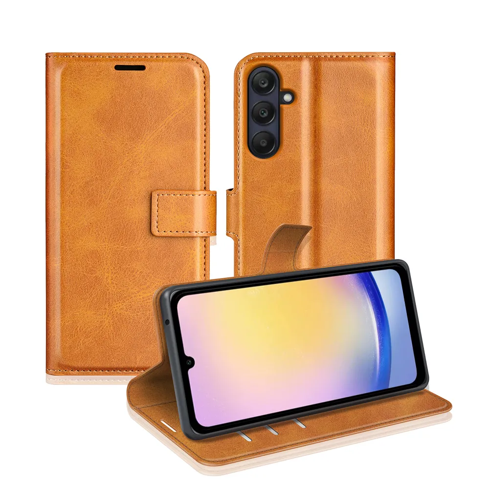 Samsung Galaxy A26 5G Drop-proof Magnetic Clasp Wallet Stand Case Well-protected PU Leather+TPU Interior Flip Cover