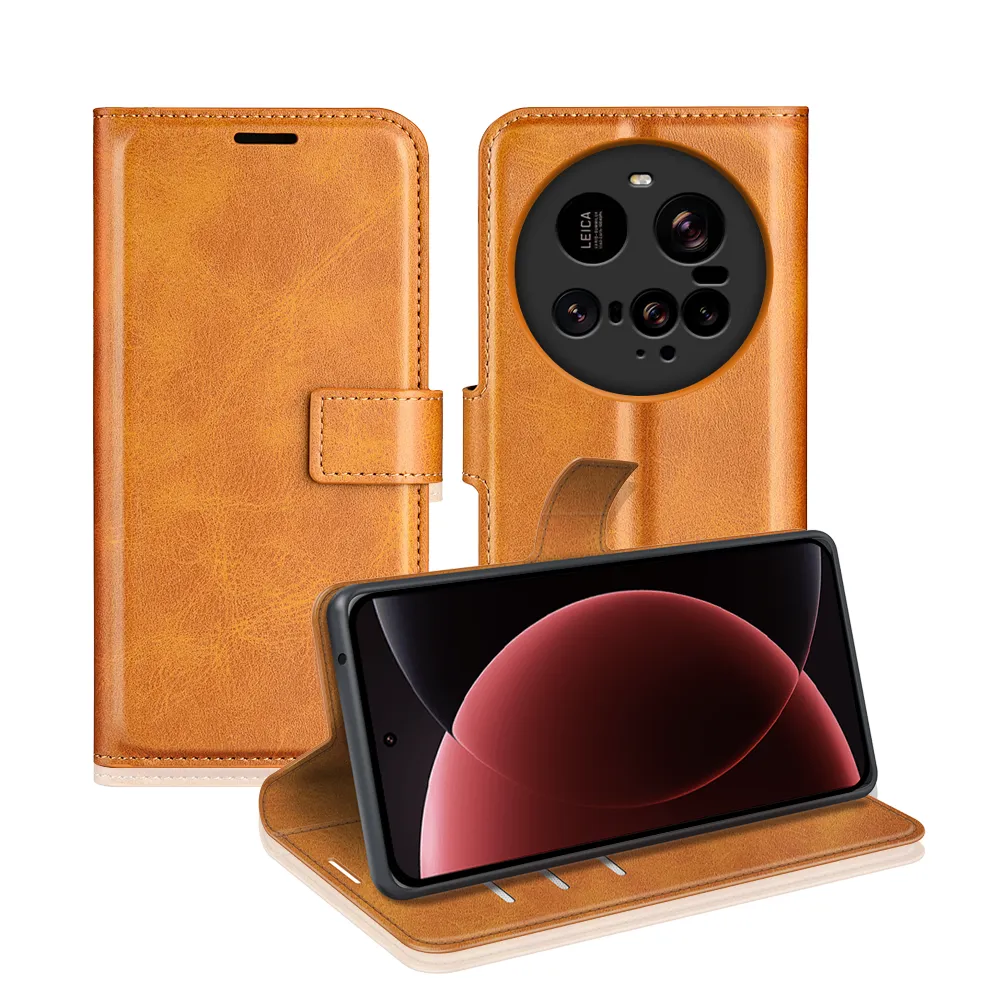 Xiaomi 15 Ultra Drop-proof Magnetic Clasp Wallet Stand Case Well-protected PU Leather+TPU Interior Flip Cover
