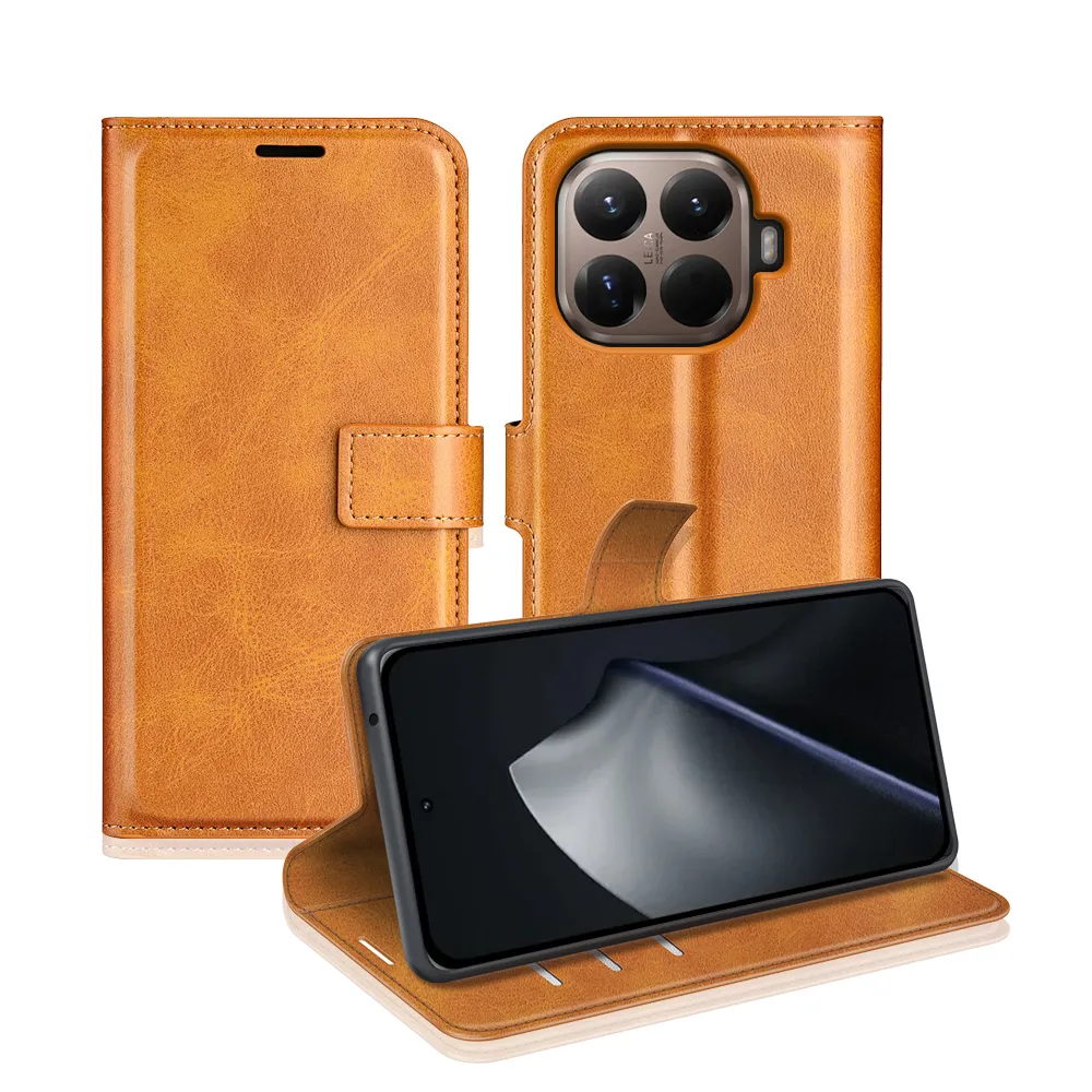 Xiaomi 17T Drop-proof Magnetic Clasp Wallet Stand Case Well-protected PU Leather+TPU Interior Flip Cover
